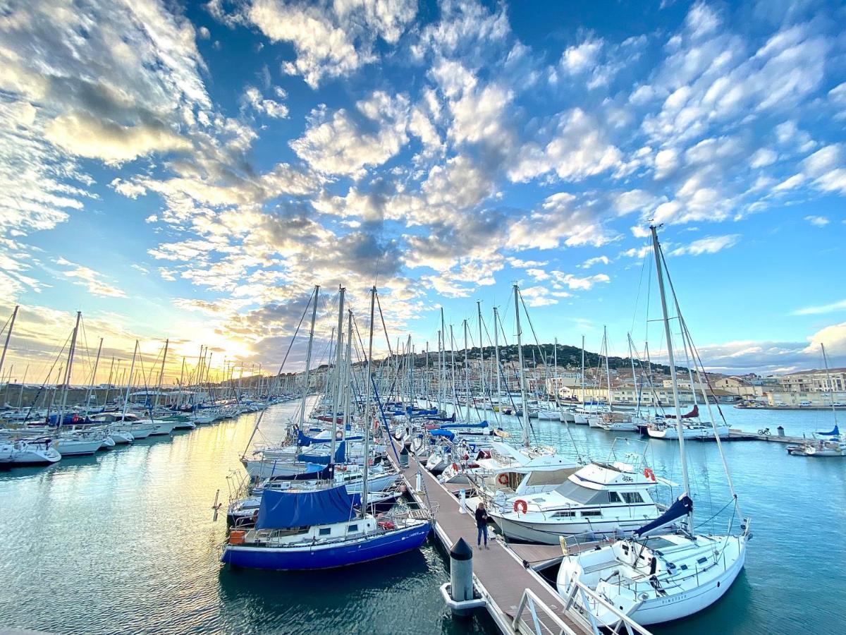Escale Paisible A Sete, Belle Terrasse Vue Sur Mer Buitenkant foto