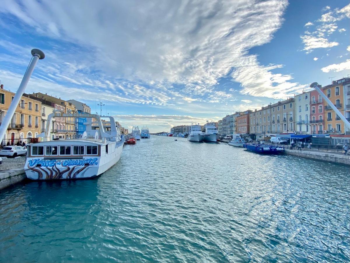 Escale Paisible A Sete, Belle Terrasse Vue Sur Mer Buitenkant foto