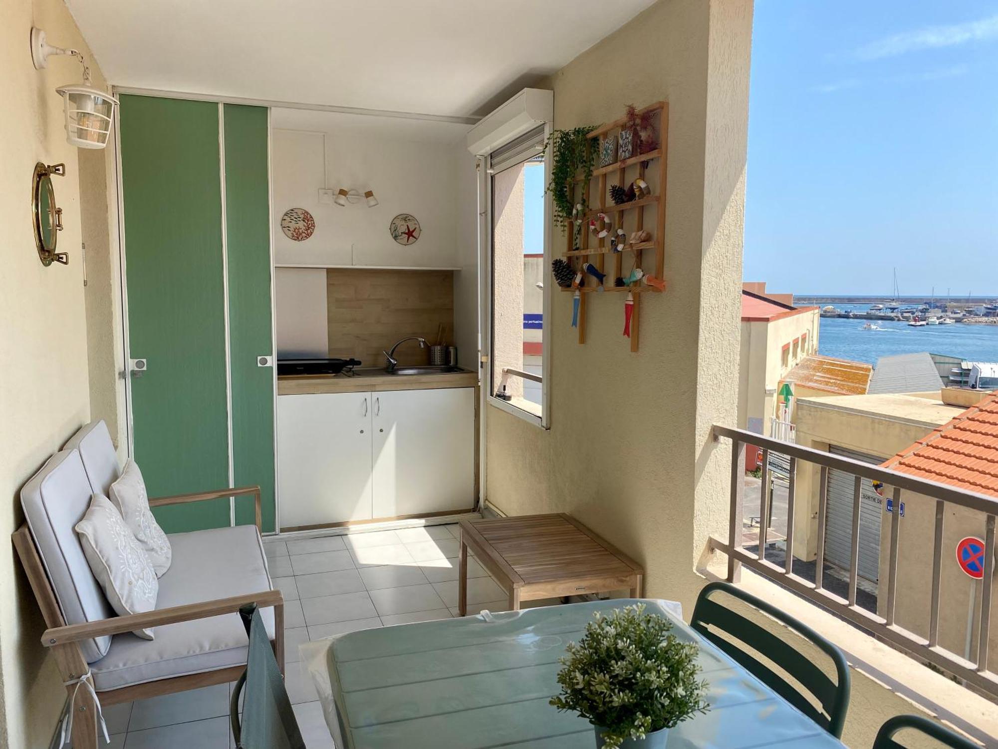 Escale Paisible A Sete, Belle Terrasse Vue Sur Mer Buitenkant foto
