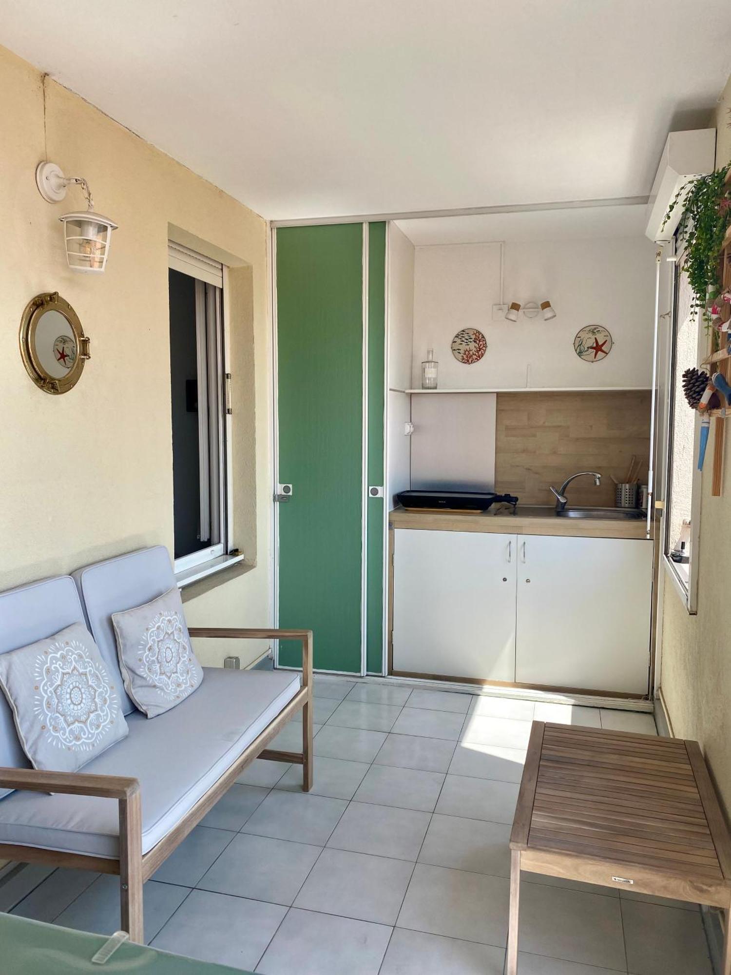 Escale Paisible A Sete, Belle Terrasse Vue Sur Mer Buitenkant foto